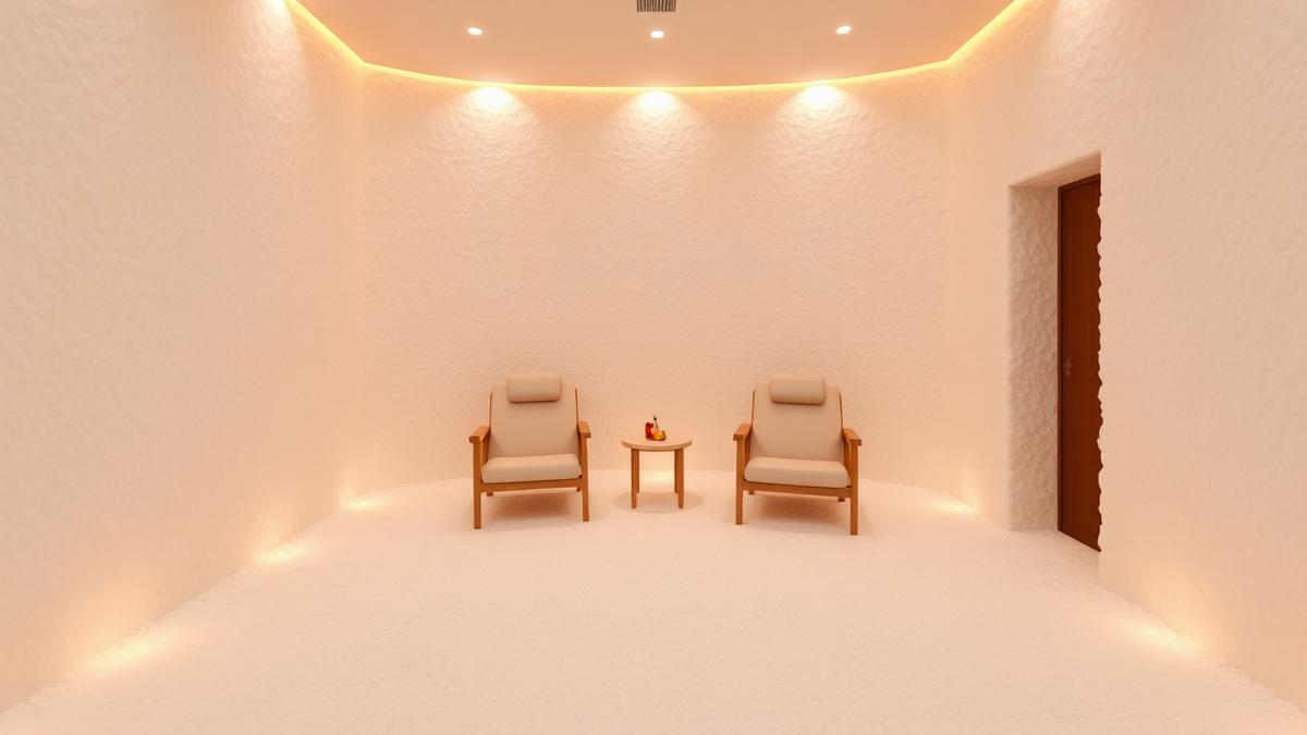 Professionele halotherapie en zouttherapie in de zoutkamer van HaloClinic Nederland