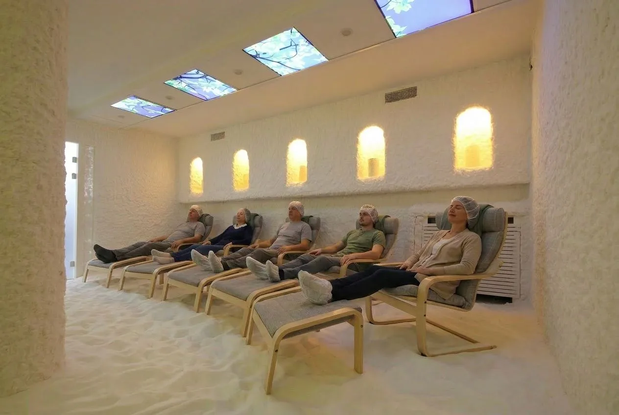 Zoutkamer van HaloClinic Nederland aan de Raadhuisstraat 10 in Heemstede