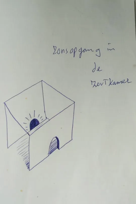 Disegno: Alba nella salt room
